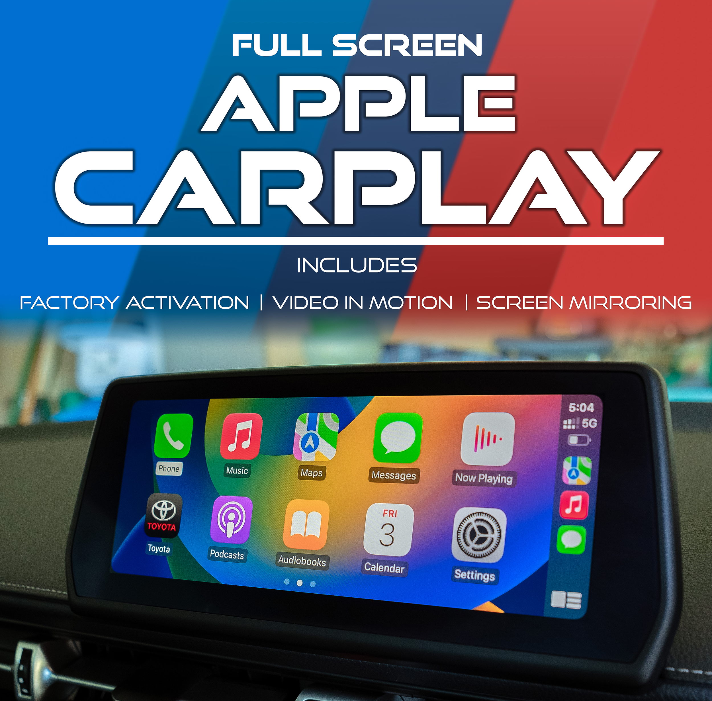 Factory Wireless Apple CarPlay Activation for Toyota A90 Supra
