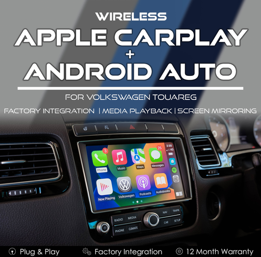 Wireless Apple CarPlay Android Auto Integration for Volkswagen 7P Touareg