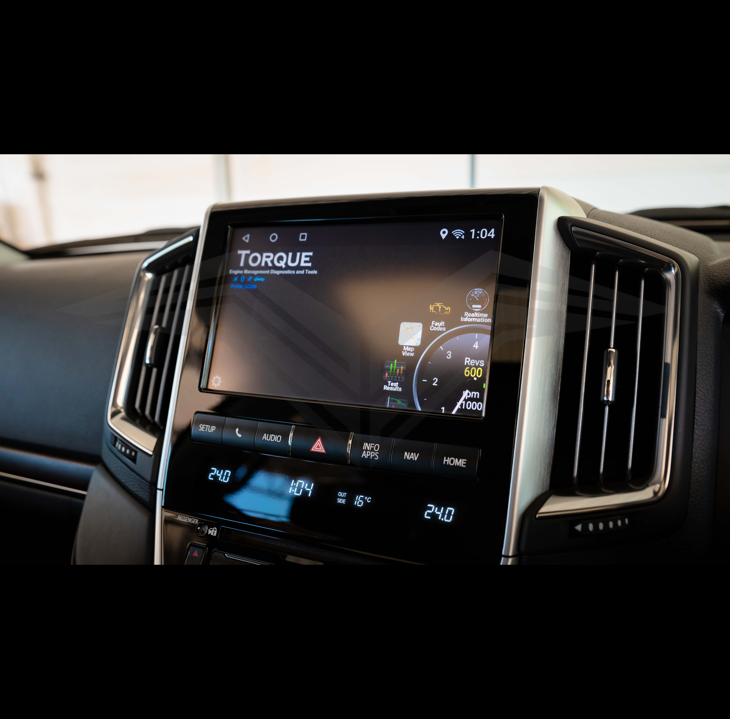 Android Multimedia Interface with Apple CarPlay & Android Auto for Toyota LC200 Landcruiser VX & Sahara 16-21