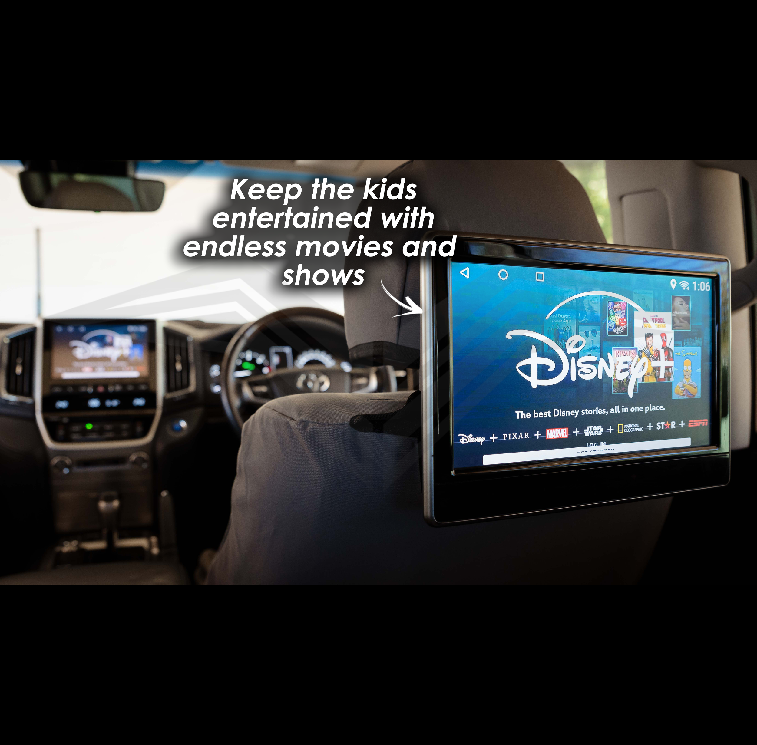 Android Multimedia Interface with Apple CarPlay & Android Auto for Toyota LC200 Landcruiser VX & Sahara 16-21