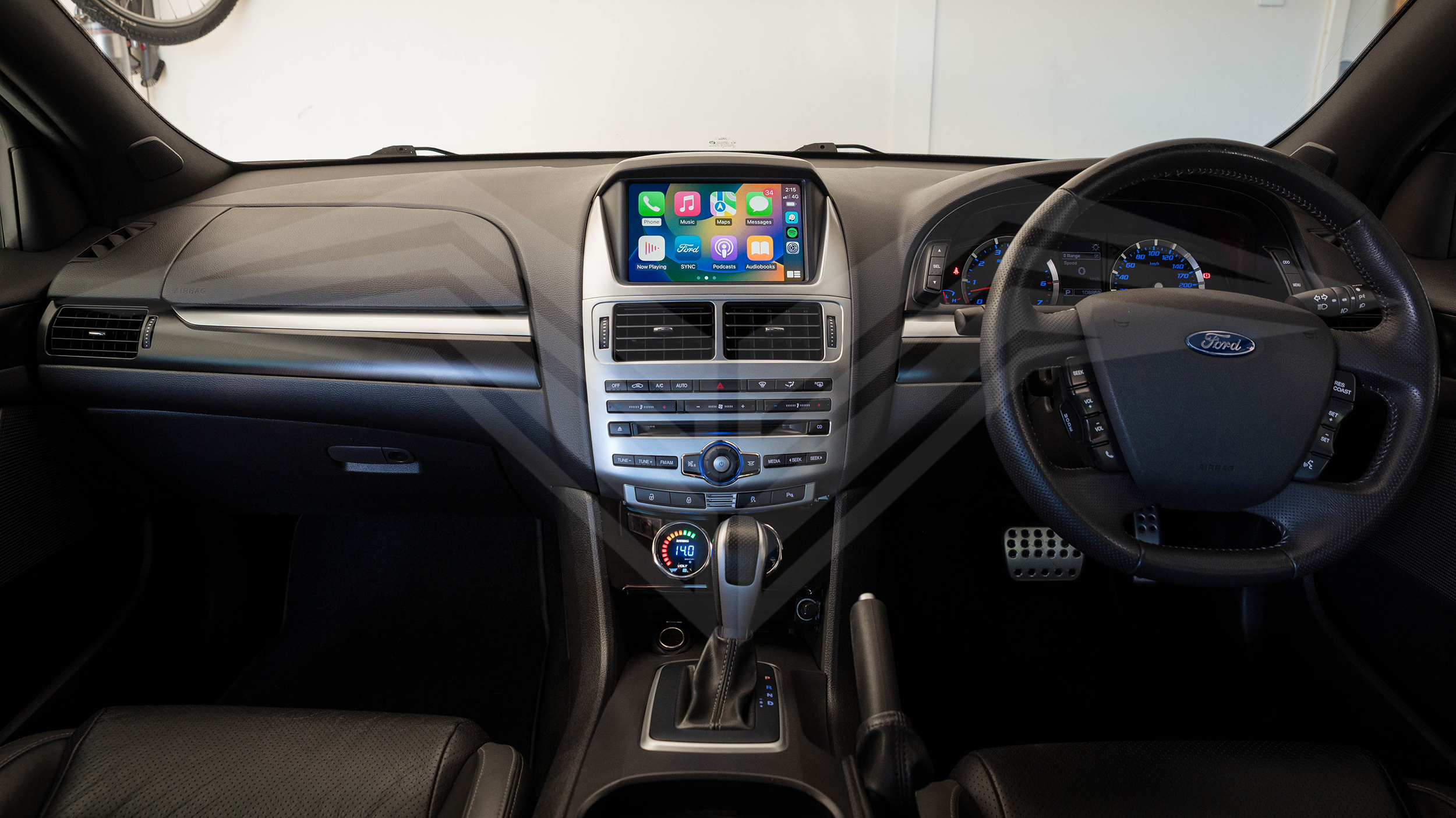 Wireless Apple CarPlay Android Auto Integration for Ford FG-X Falcon with Sync 2.0
