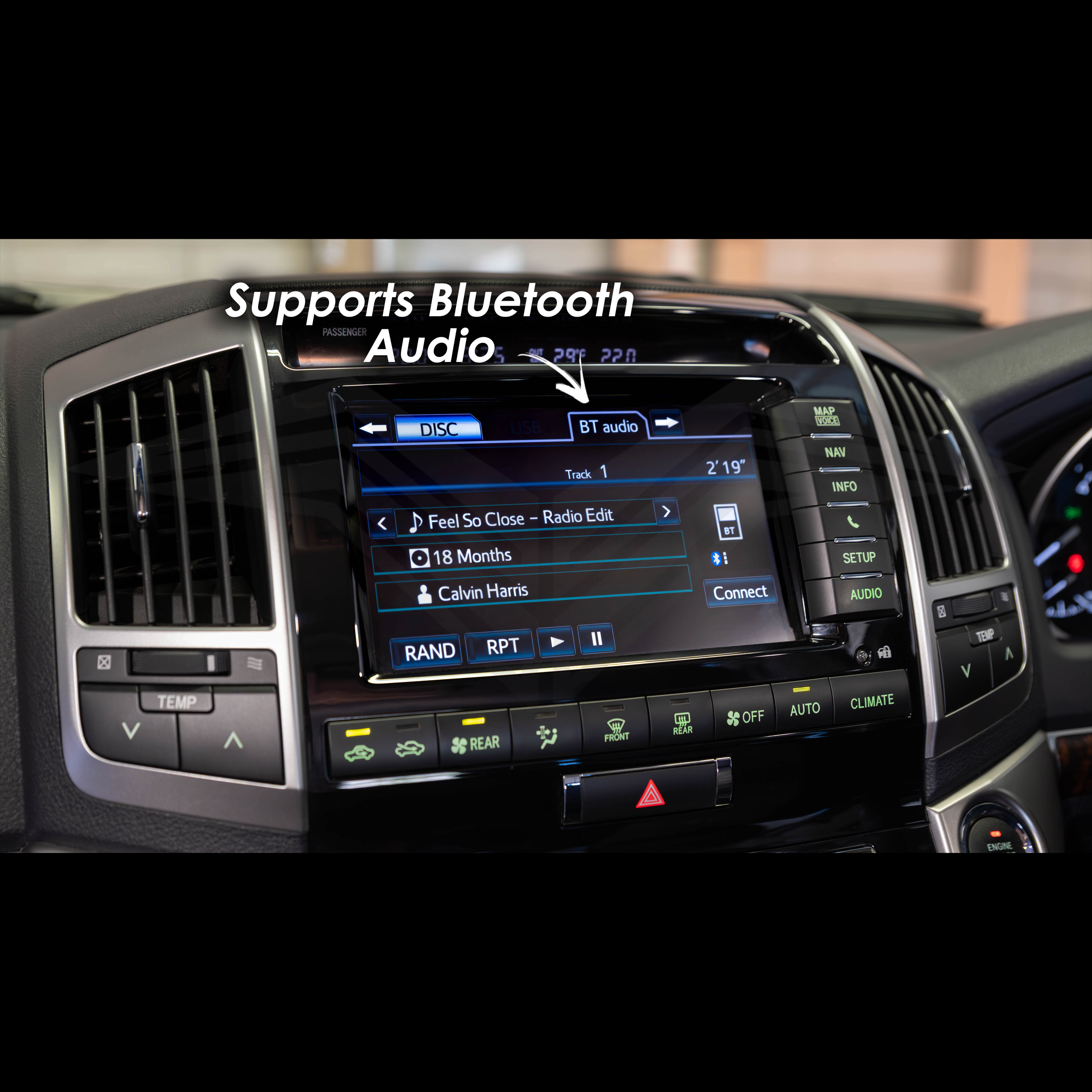 Apple CarPlay & Android Auto Integration for Toyota Pre-Facelift LC200 LandCruiser Sahara 12-15