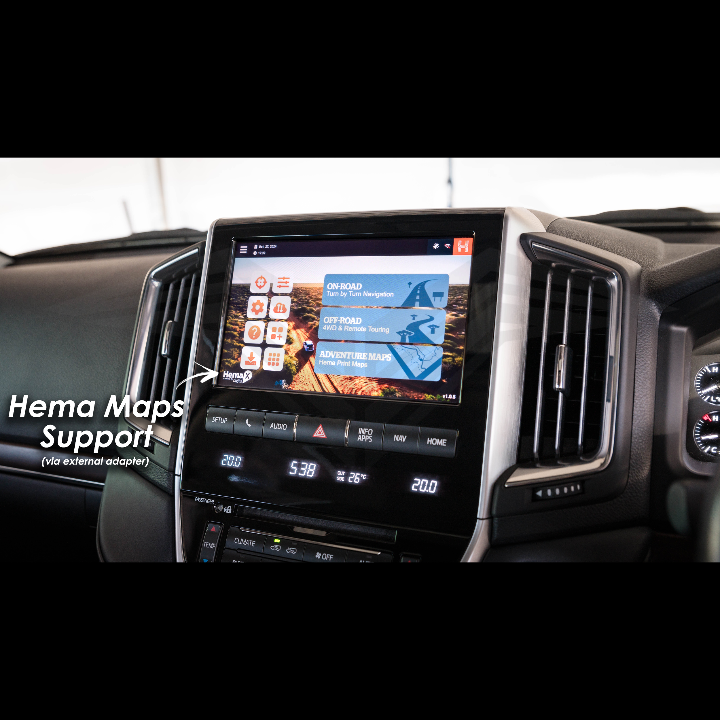 Apple CarPlay & Android Auto Integration for Toyota LC200 LandCruiser VX & Sahara 16-21