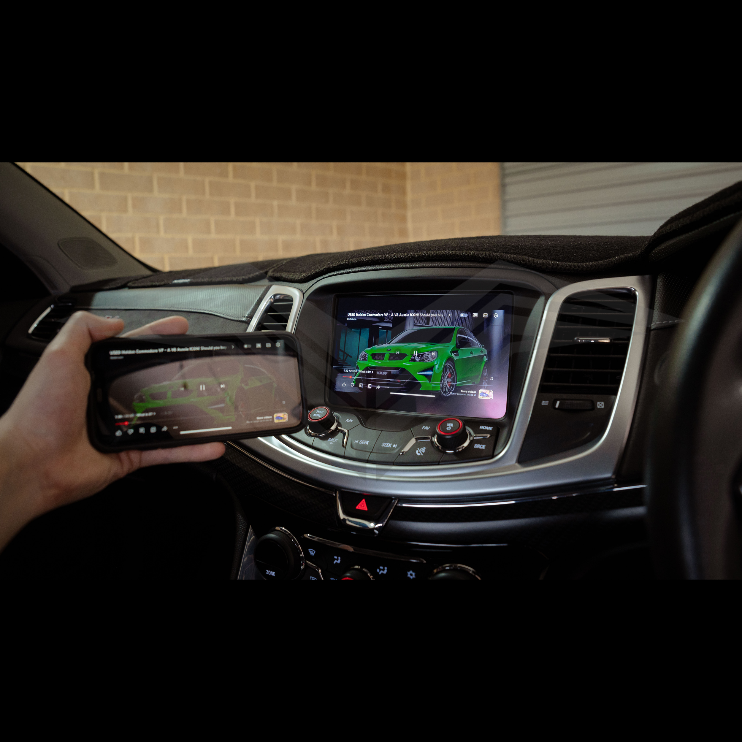 Holden VF MyLink Commodore Wireless Apple CarPlay & Android Auto Integration