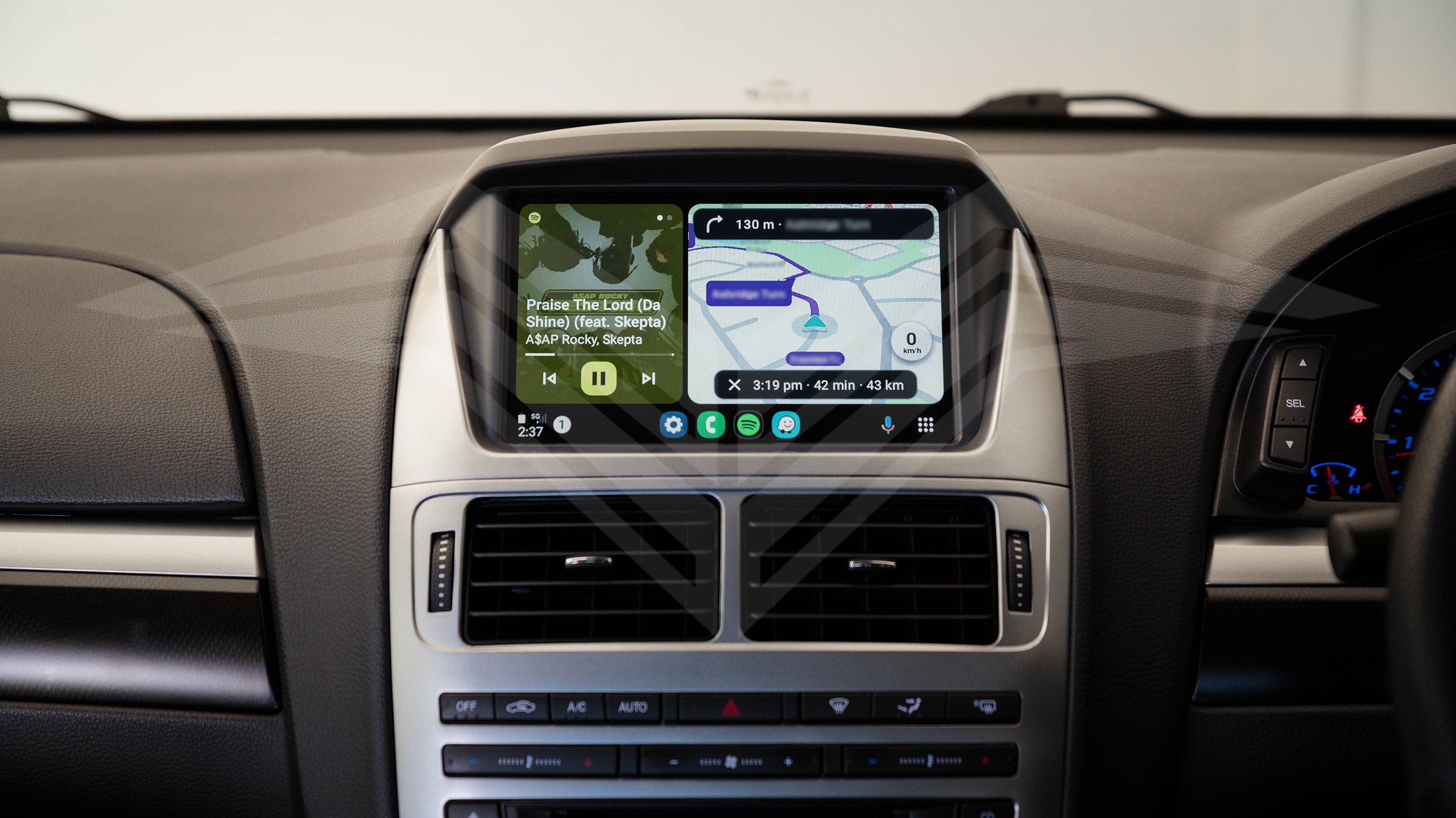 Wireless Apple CarPlay Android Auto Integration for Ford FG-X Falcon with Sync 2.0