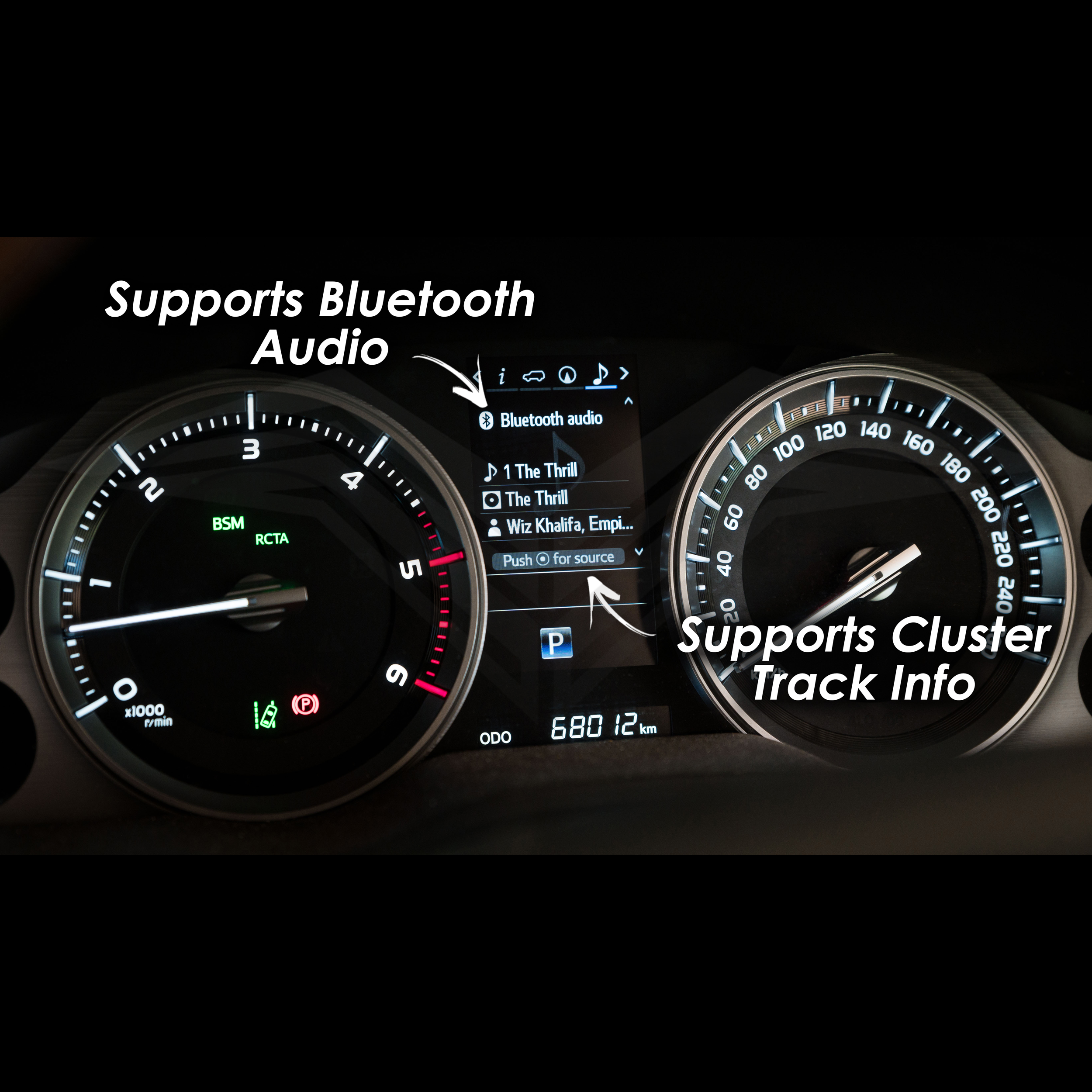 Apple CarPlay & Android Auto Integration for Toyota LC200 LandCruiser VX & Sahara 16-21