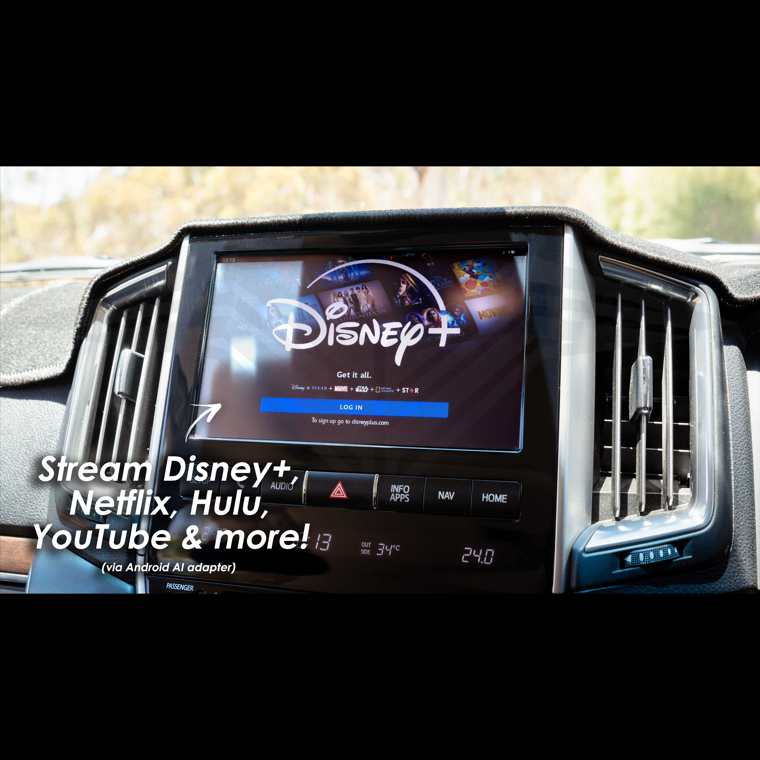Apple CarPlay & Android Auto Integration for Toyota LC200 LandCruiser VX & Sahara 16-21