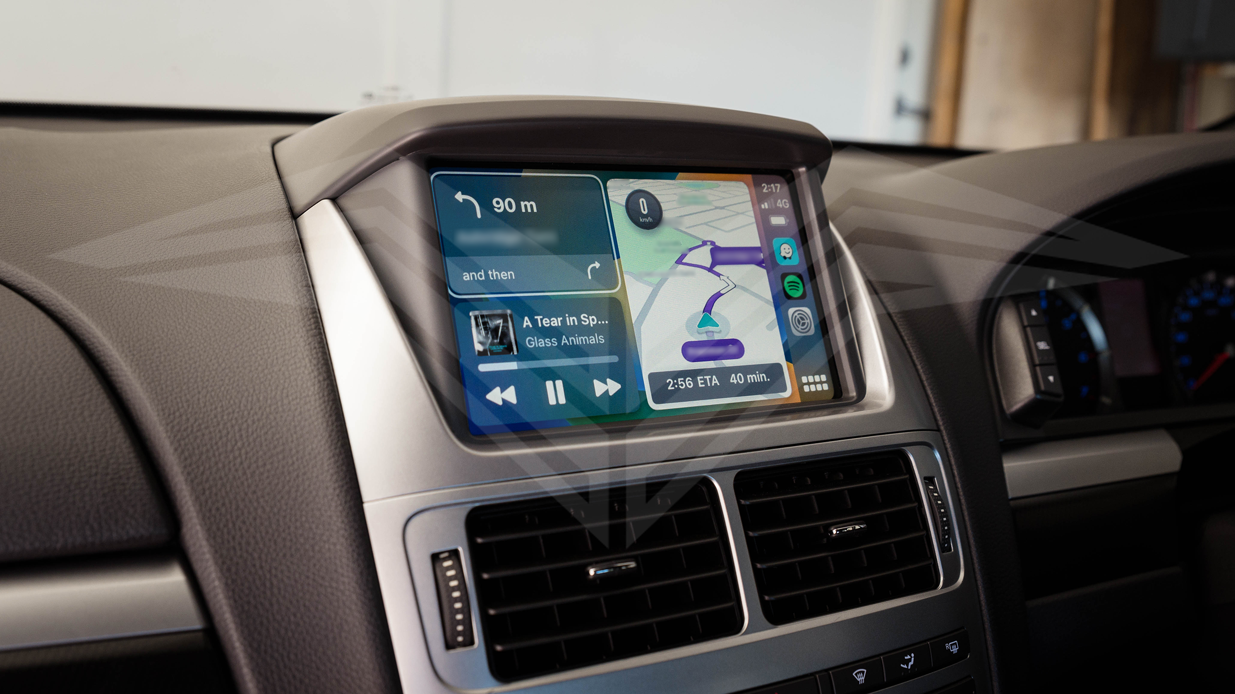 Wireless Apple CarPlay Android Auto Integration for Ford FG-X Falcon with Sync 2.0