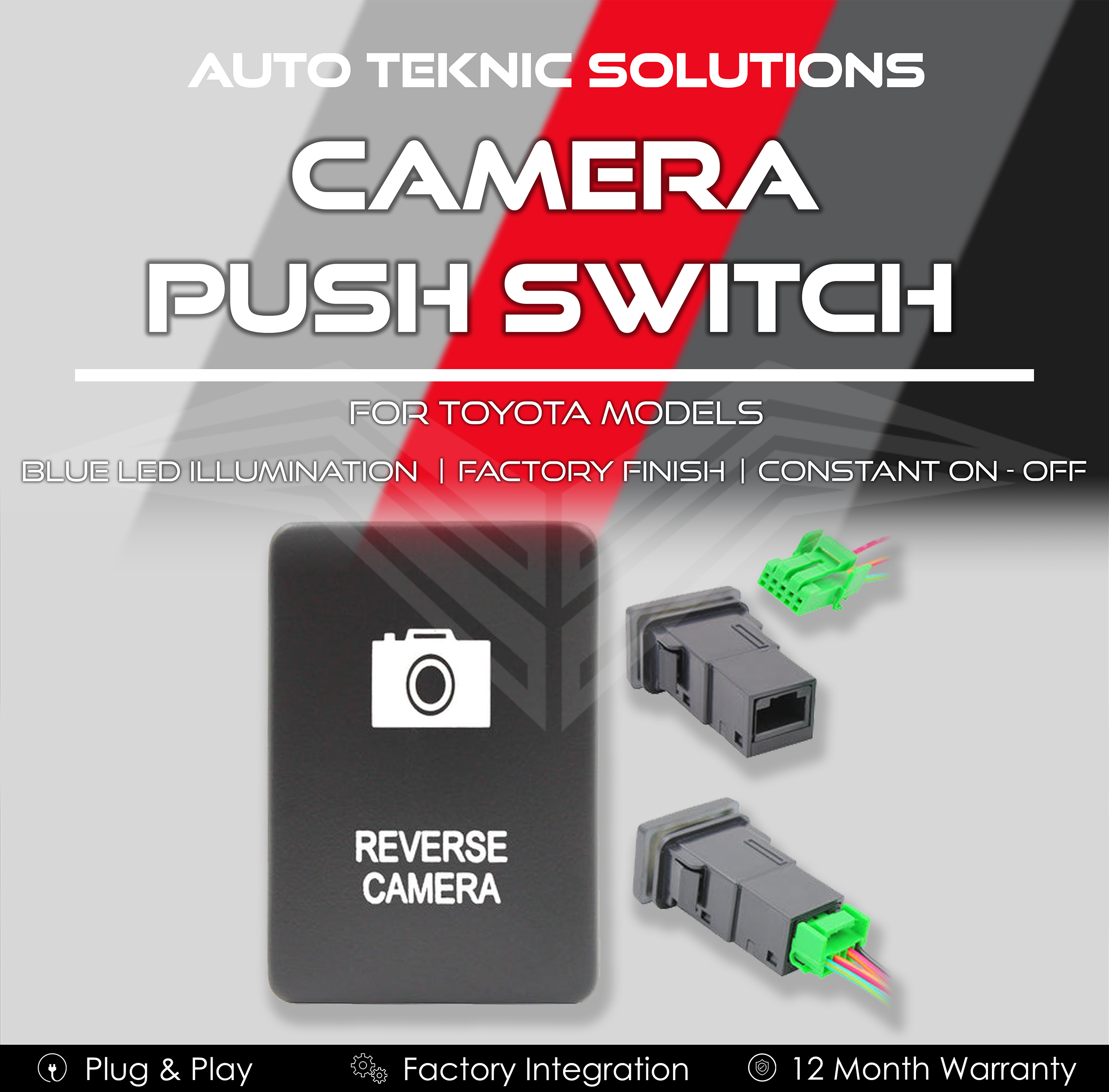 Auxiliary Camera Push Switch for Toyota